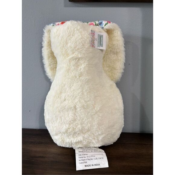 Target, white bunny with floral ears, Easter pillow - Picture 4 of 7
